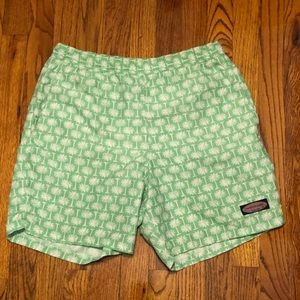 Vineyard Vines Men's Swim Trunks Size S Green